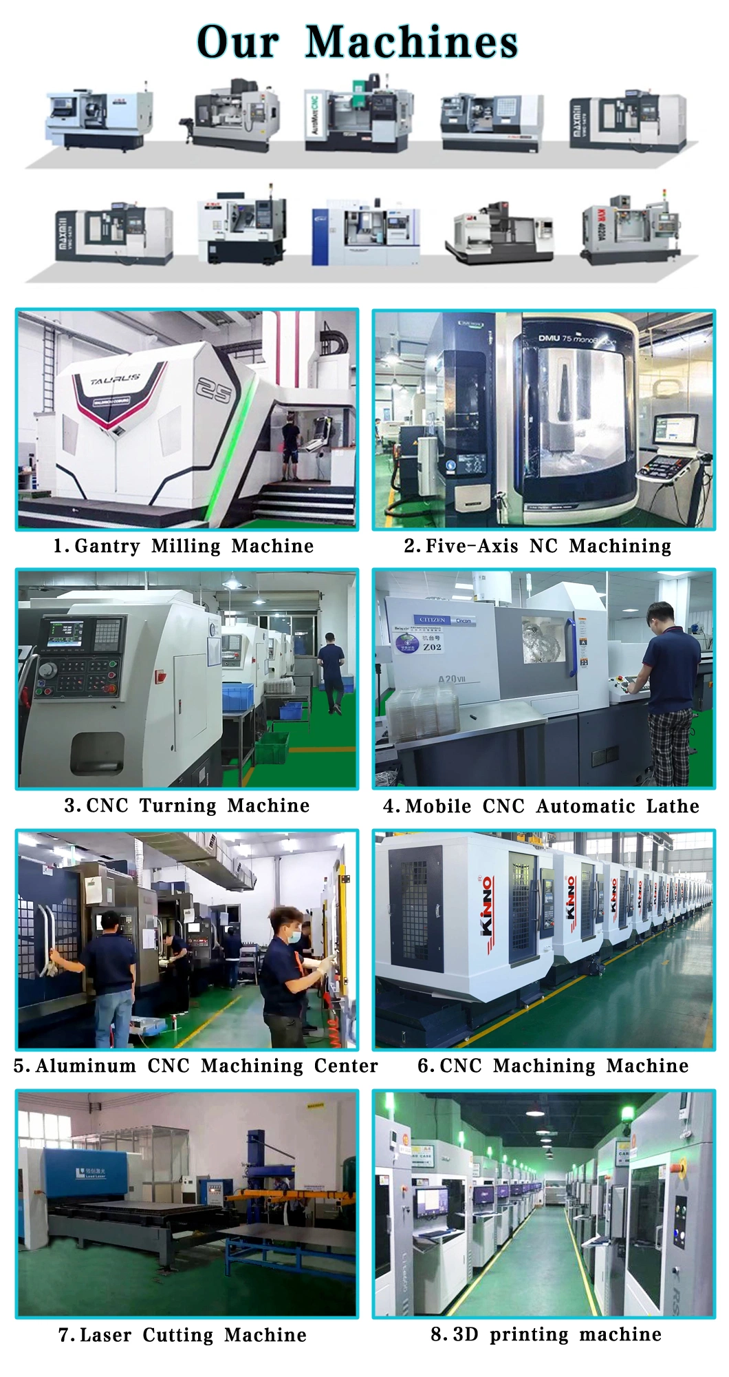 CNC Lathe Machining Turn-Mill Machining 4 Axis 5 Axis Machining Aluminum Alloy Parts Copper Shell